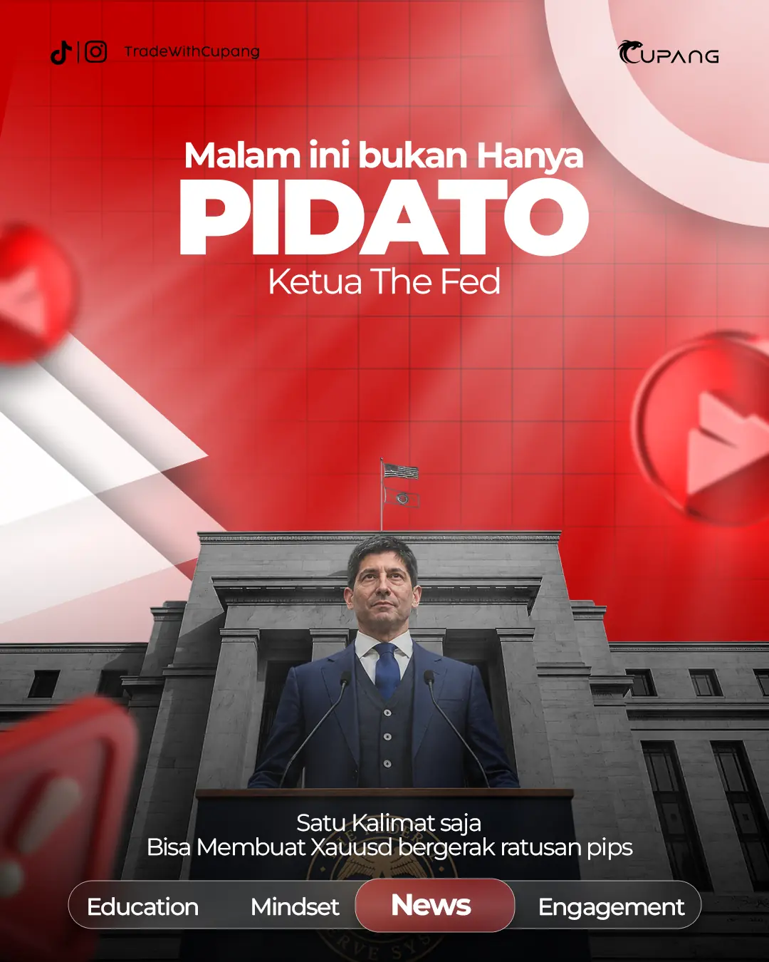 Malam Ini Bukan Hanya Pidato Ketua The Fed