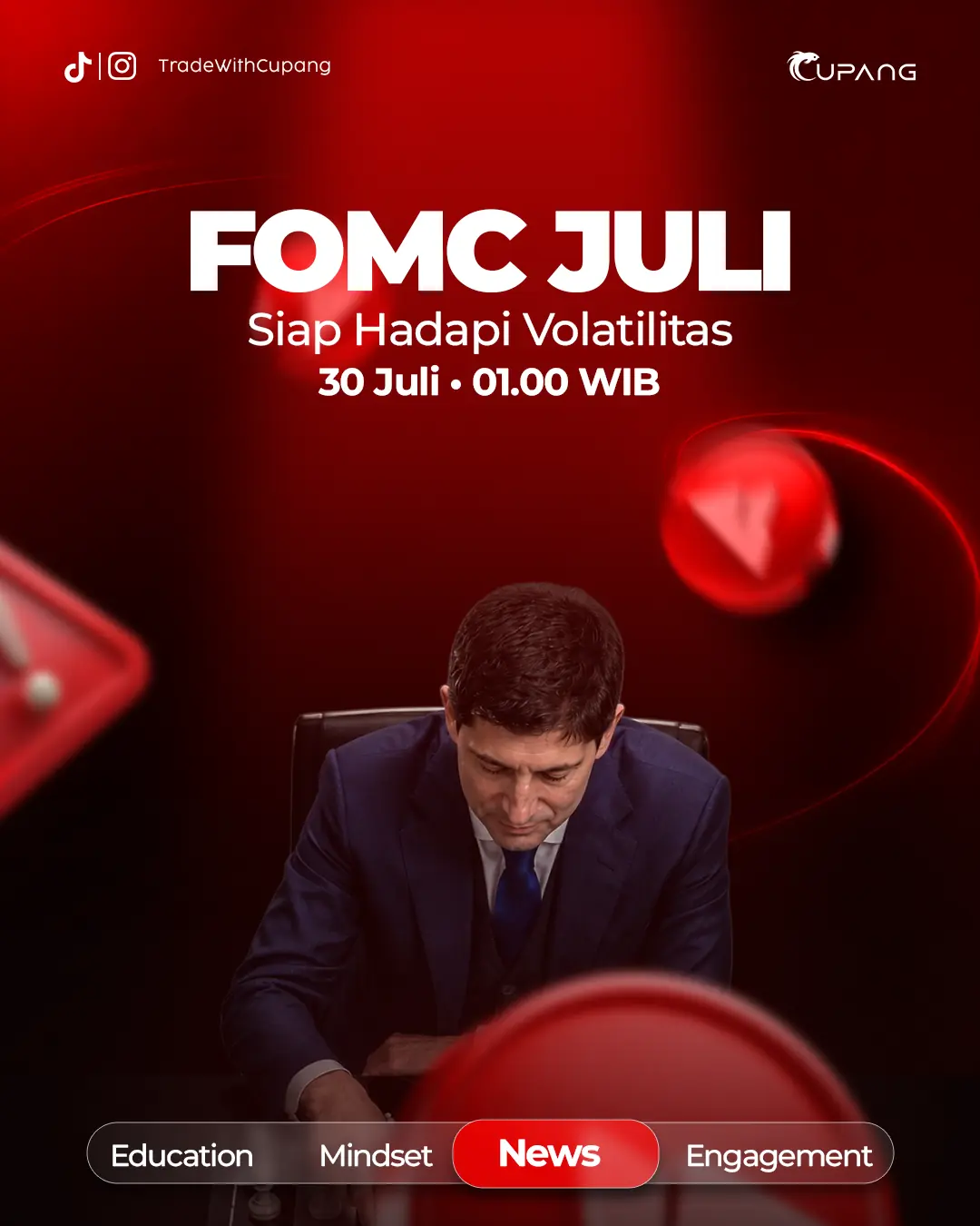 FOMC Juli: Siap Hadapi Volatilitas